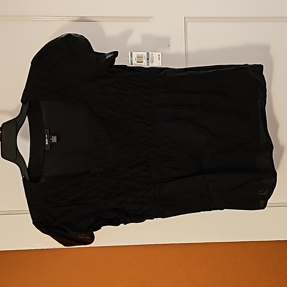 Style & Co top, black